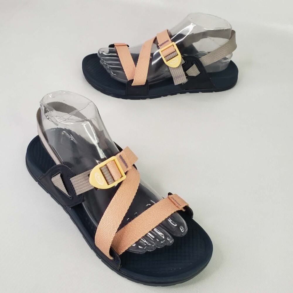 Chaco Lowdown Women's Strappy Sports Sandals Slingback Size 8 Apricot Lilac